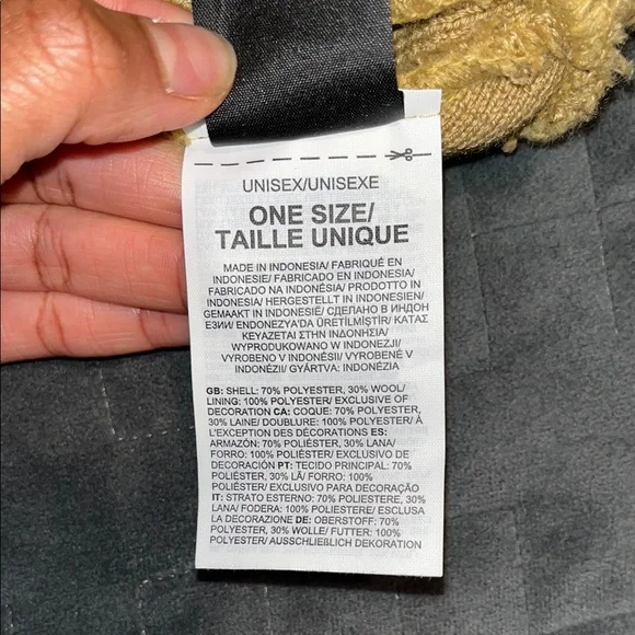 Cozy Tan Knit Beanie - Picture 4 of 4